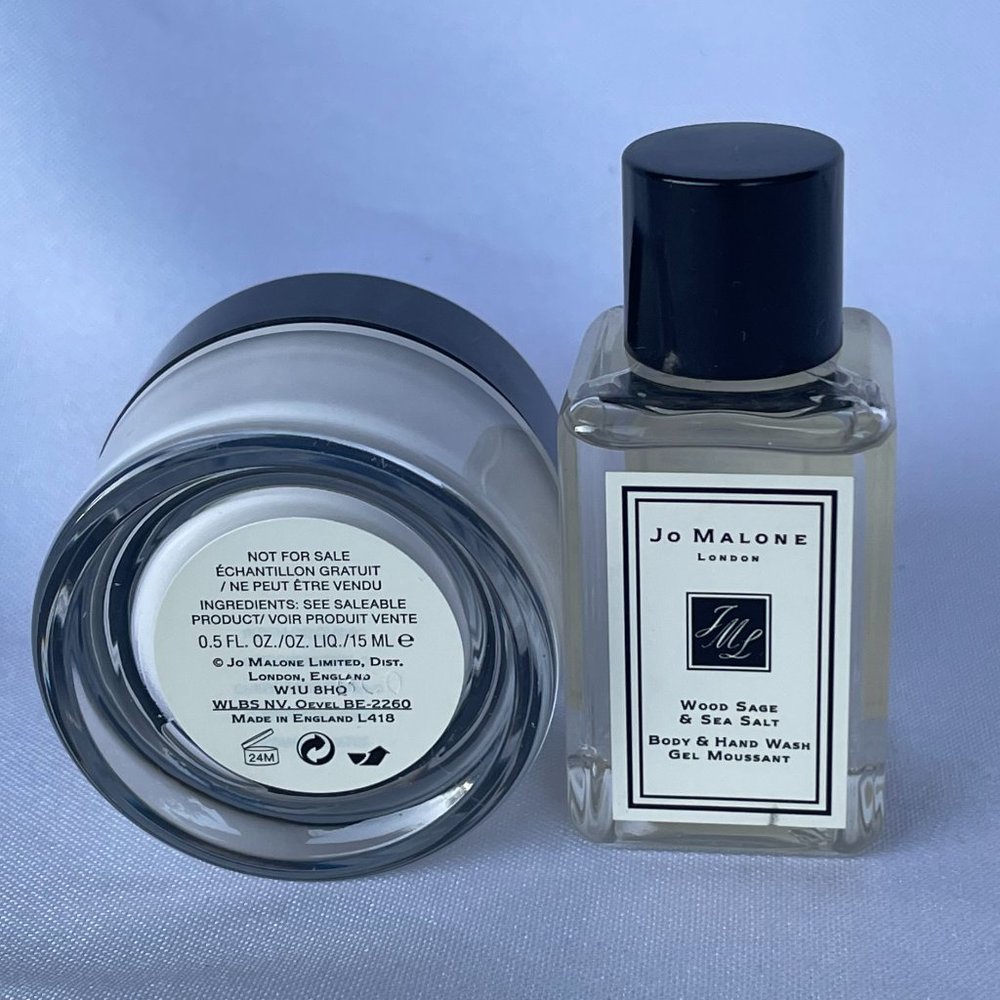 JO MALONE Set-Wood Sage&Sea Salt Body Cream and Body Hand Wash-15ml,15ml-2pc-NEW - Picture 11 of 15
